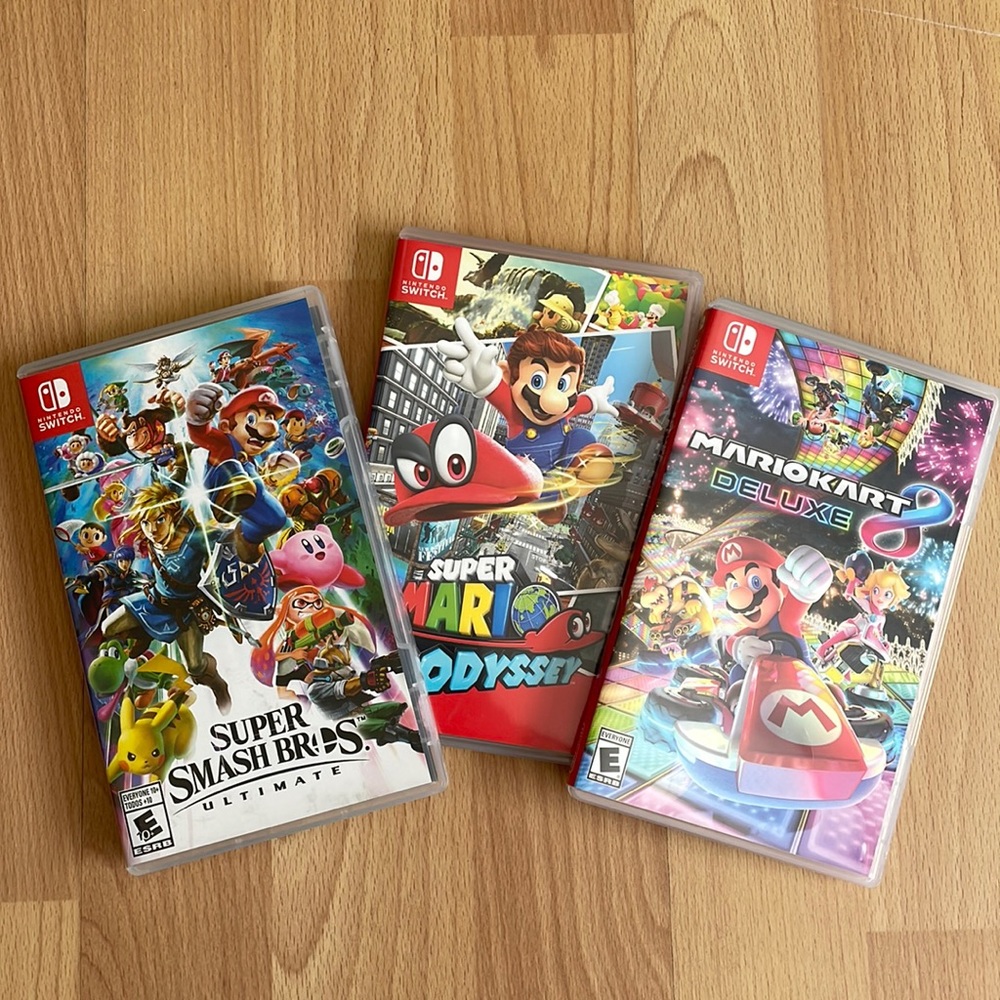 Super Mario Nintendo Switch BUNDLE FOR SALE!